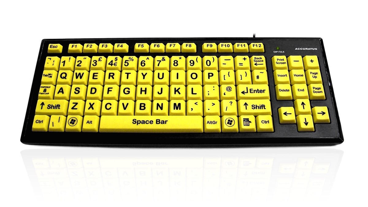 High Visibility Large Keys keyboard